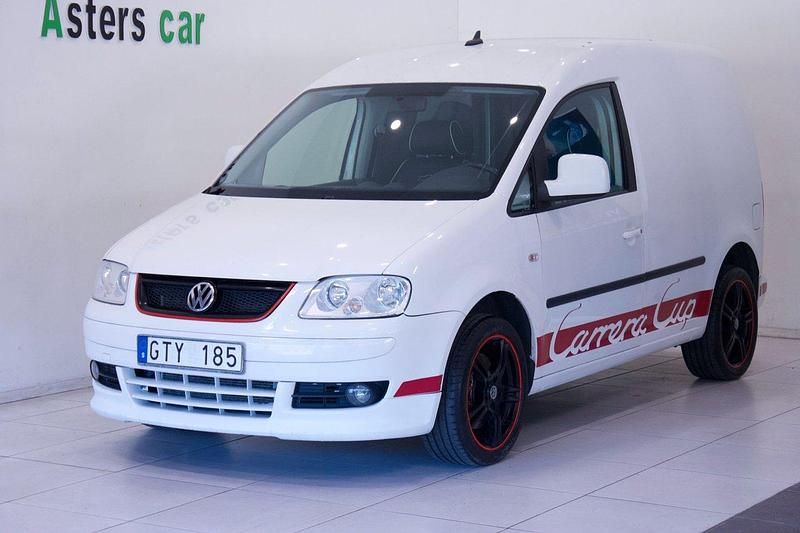 Vit Begagnad 2008 VW Caddy Cup Minibuss | 75 000 kr (Dyr) - Bild 1/4