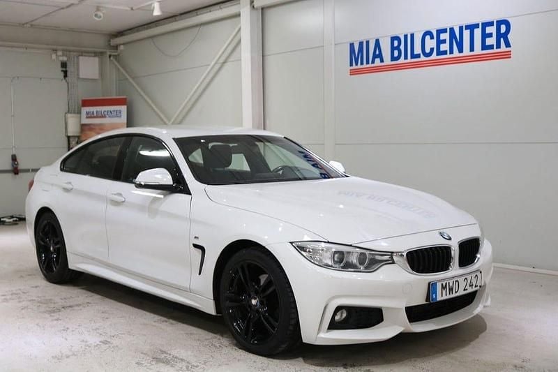 Begagnad BMW 418 Gran Coupé M Sport 150 HK (110 kW) 2015 Vit Sportkupé