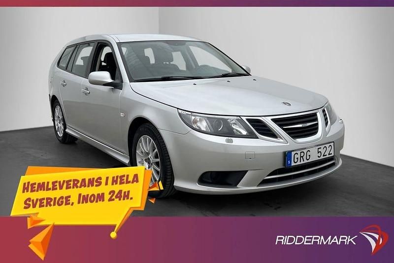 Grå Begagnad 2010 Saab 9-3 Linear Kombi | 148 900 kr - Bild 1/3