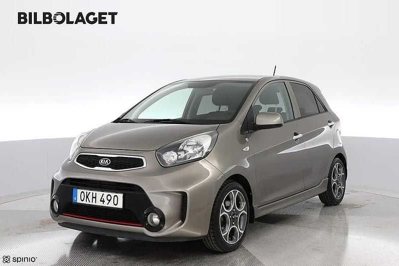 Grå Begagnad 2016 Kia Picanto Halvkombi | 99 800 kr (Marknadspris) - Bild 1/4