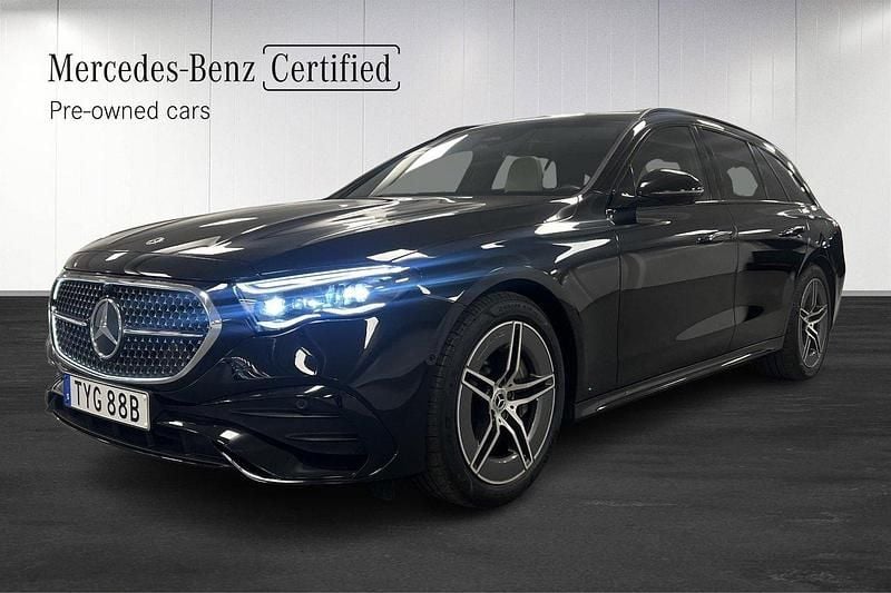 Svart Begagnad 2023 Mercedes E300 AMG Kombi | 579 000 kr (Bra pris) - Bild 1/4