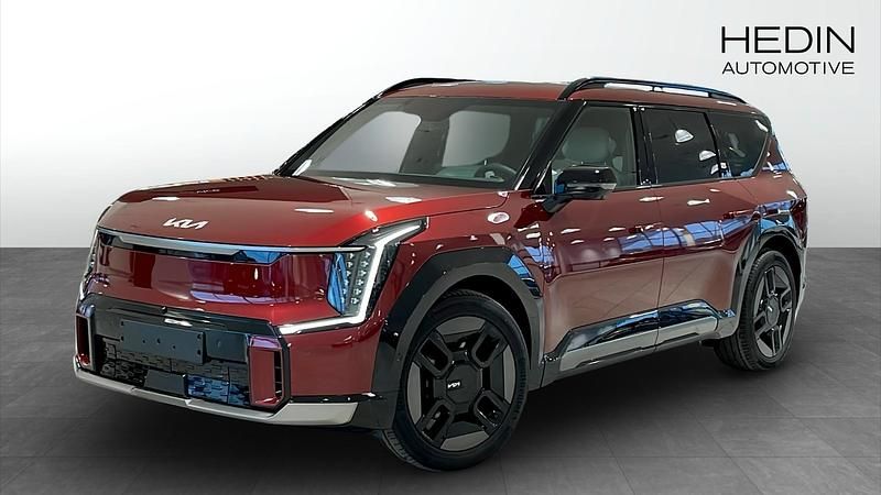 Ny Kia EV9 GT-Line 282 kW (384 HK) 2025 Röd SUV