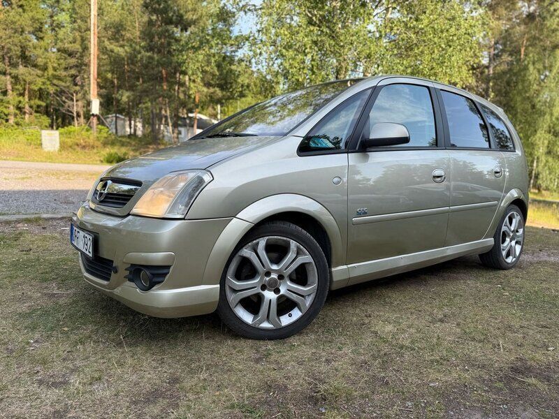 Grön Begagnad 2008 Opel Meriva Minibuss | 21 900 kr (Marknadspris) - Bild 1/4