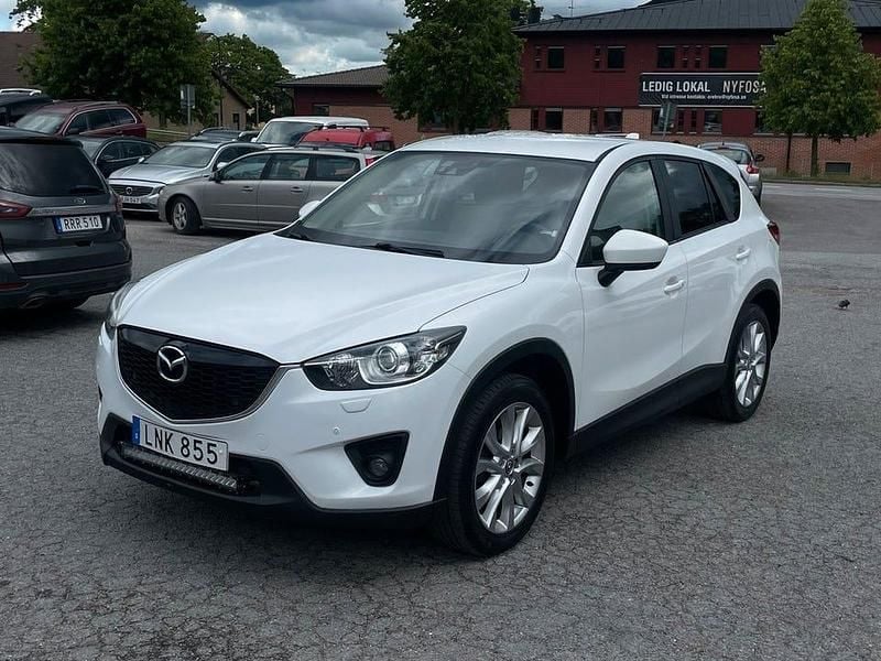 Vit Begagnad 2014 Mazda CX-5 SUV | 89 900 kr (Marknadspris) - Bild 1/4
