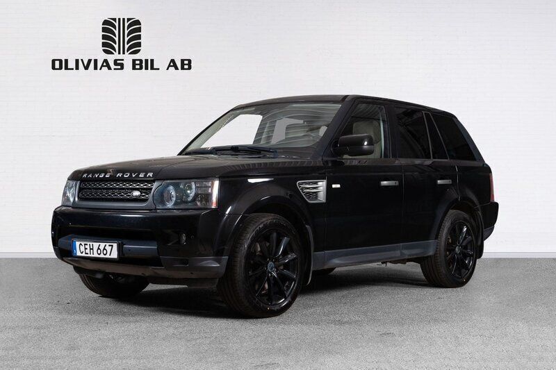 Svart Begagnad 2010 Land Rover Range Rover Sport SE SUV | 124 400 kr (Marknadspris) - Bild 1/4