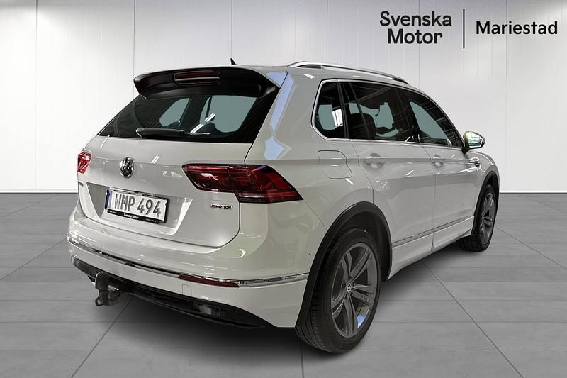 Begagnad VW Tiguan R-line 192 HK (141 kW) 2018 Vit SUV