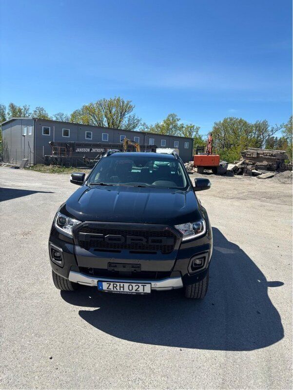 Svart Begagnad 2021 Ford Ranger Pickup | 410 000 kr (Bra pris) - Bild 1/4
