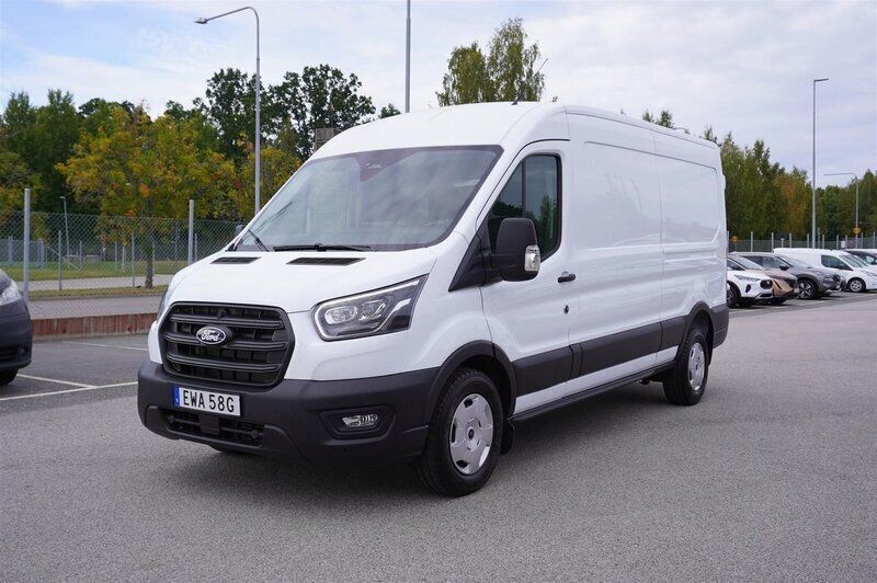 Vit Begagnad 2024 Ford Transit Trend Van | 529 875 kr - Bild 1/4