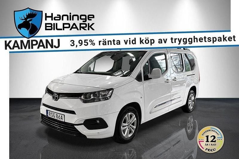 Vit Begagnad 2021 Toyota Proace Verso City Kombi | 199 900 kr (Marknadspris) - Bild 1/1