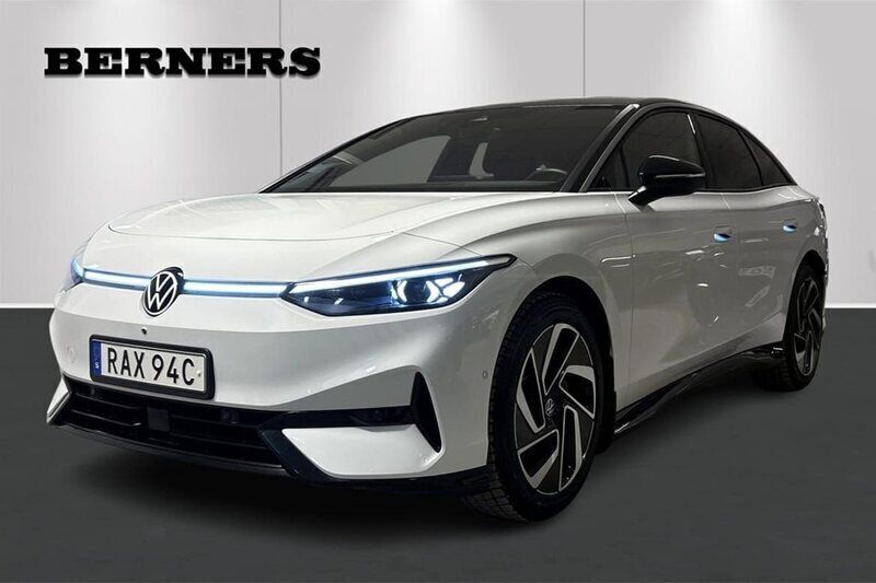 Vit Begagnad 2024 VW ID.7 Pro Sedan | 489 900 kr - Bild 1/4