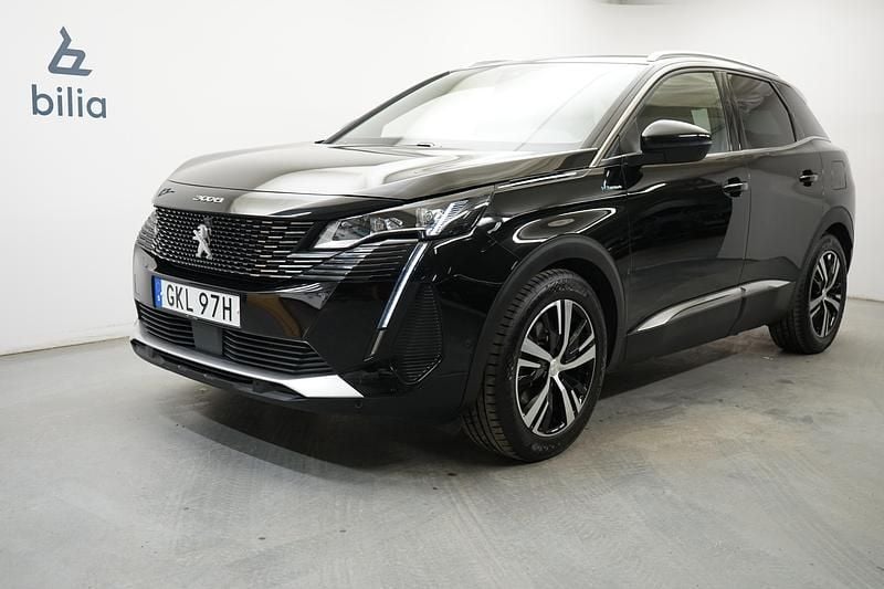 Svart Begagnad 2021 Peugeot 3008 SUV | 259 900 kr (Lite dyr) - Bild 1/4