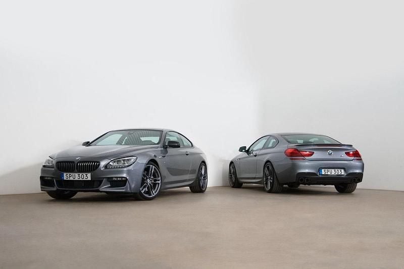 Grå Begagnad 2014 BMW 640 M Sport Sportkupé | 349 000 kr - Bild 1/4