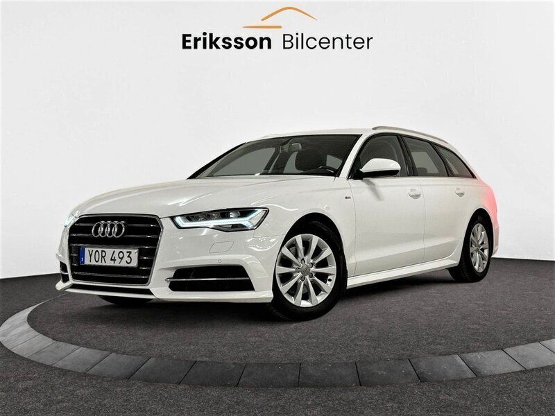 Vit Begagnad 2017 Audi A6 S-Line Kombi | 209 900 kr (Dyr) - Bild 1/4