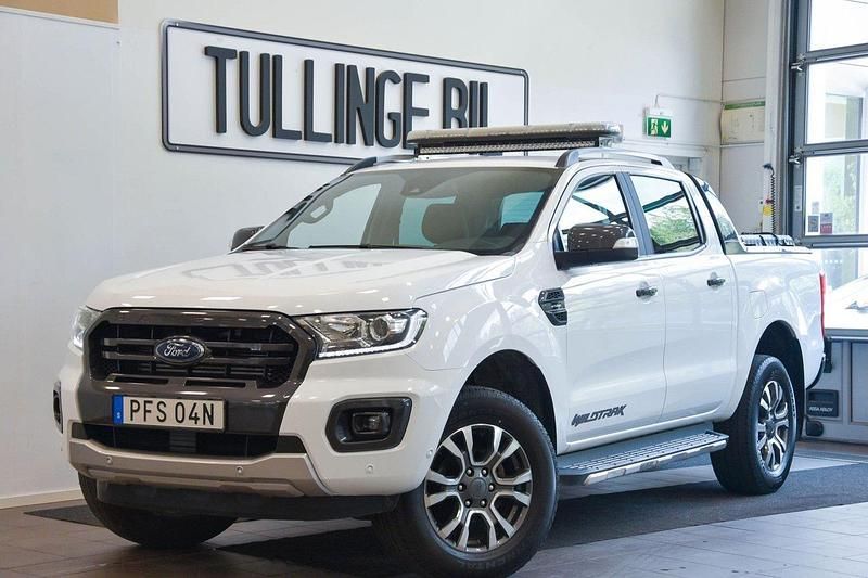 Vit Begagnad 2020 Ford Ranger Wildtrack Pickup | 379 900 kr (Superpris) - Bild 1/4