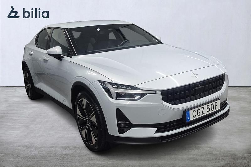 Begagnad Polestar 2 Long Range Single Motor 219 kW (299 HK) 2023 Silver Halvkombi