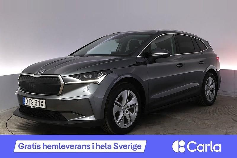 Grå Begagnad 2022 Skoda Enyaq iV SUV | 372 990 kr (Marknadspris) - Bild 1/4