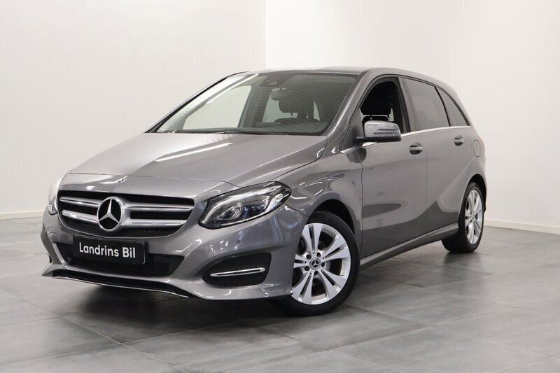 Mörkgrå Begagnad 2018 Mercedes B200 Progressive Minibuss | 199 700 kr (Marknadspris) - Bild 1/4