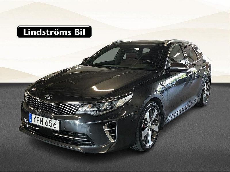 Grå Begagnad 2016 Kia Optima Sport Kombi | 174 900 kr (Marknadspris) - Bild 1/3