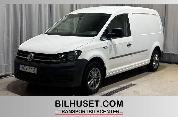 Vit Begagnad 2017 VW Caddy Maxi Minibuss | 169 000 kr (Marknadspris) - Bild 1/4