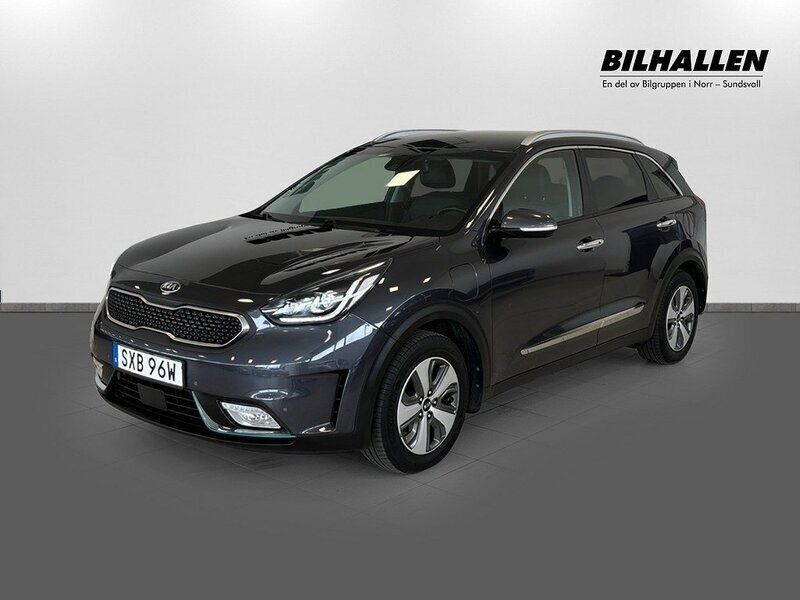 Grå Begagnad 2019 Kia Niro SUV | 229 900 kr (Lite dyr) - Bild 1/4