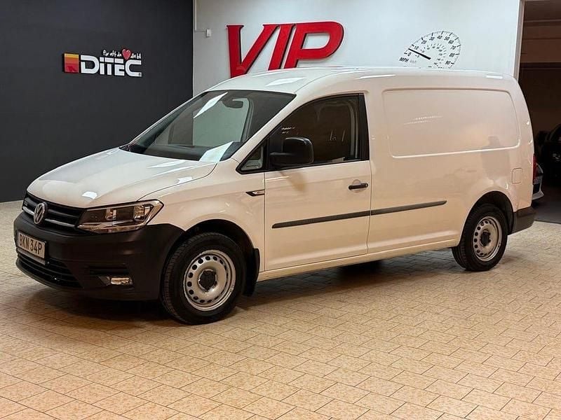 Vit Begagnad 2020 VW Caddy Maxi Minibuss | 129 800 kr (Superpris) - Bild 1/4
