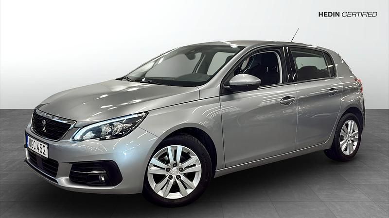 Grå Begagnad 2018 Peugeot 308 Active Halvkombi | 129 900 kr (Marknadspris) - Bild 1/4