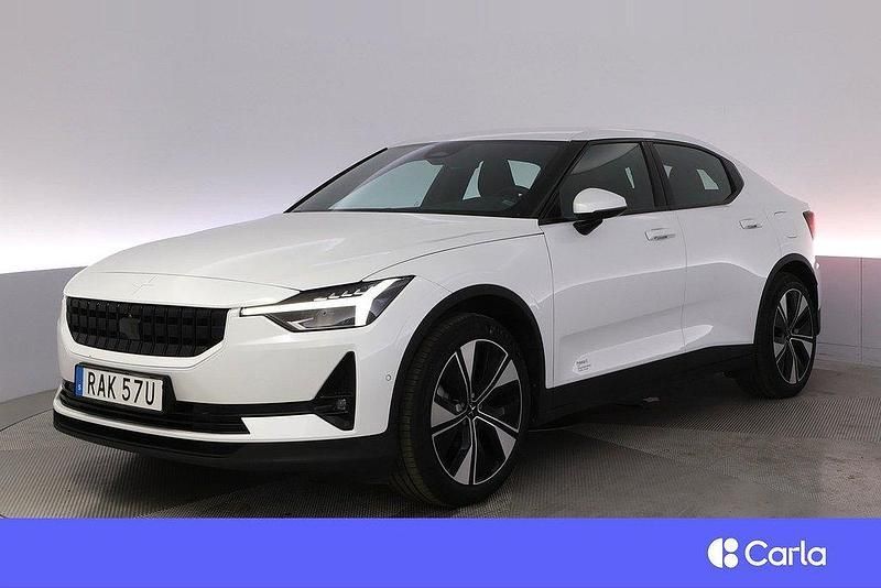Vit Begagnad 2023 Polestar 2 Pilot-lite Sedan | 374 900 kr (Marknadspris) - Bild 1/4