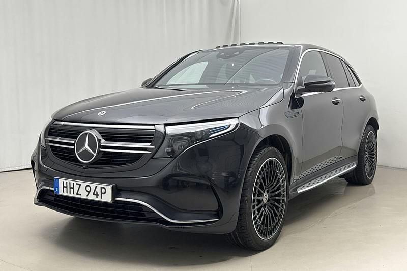 Svart Begagnad 2023 Mercedes EQC400 AMG line SUV | 379 000 kr (Bra pris) - Bild 1/4