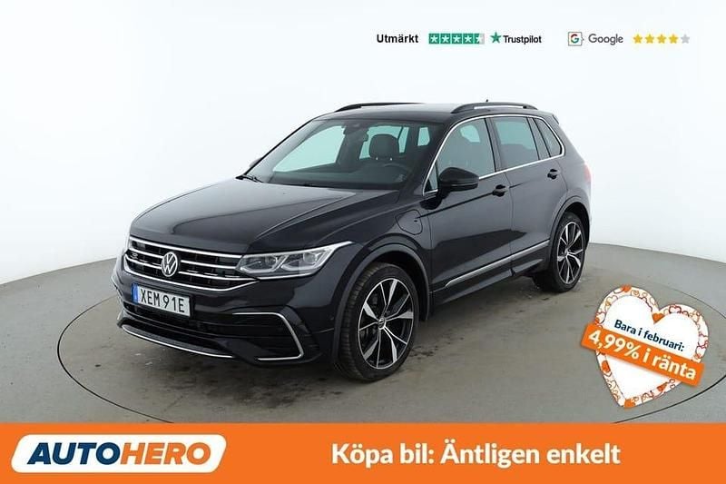 Begagnad VW Tiguan R-line 248 HK (182 kW) 2022 Svart SUV