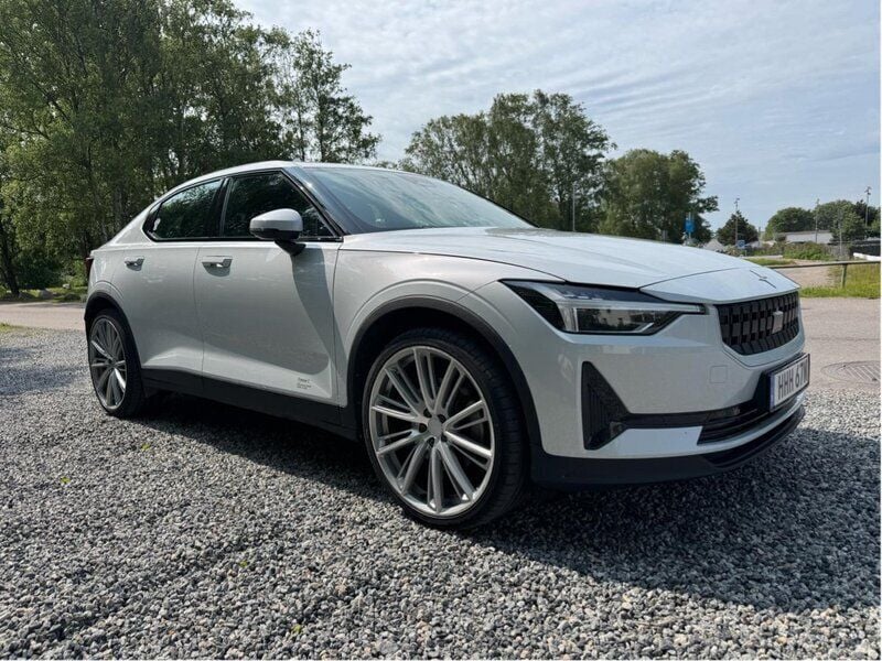 Silver Begagnad 2023 Polestar 2 Long Range Single Motor Sedan | 275 000 kr (Marknadspris) - Bild 1/4