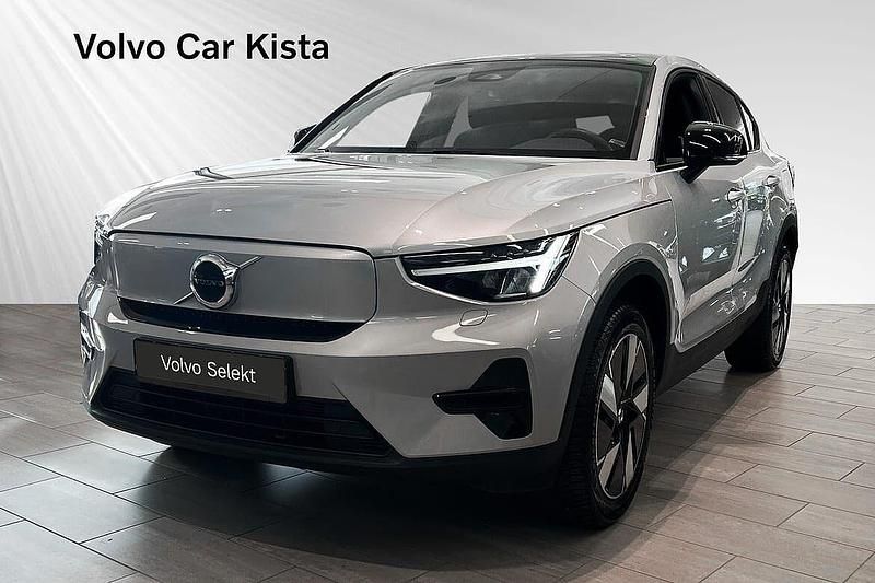 Silver Begagnad 2024 Volvo EC40 Single Motor Extended Range SUV | 379 900 kr (Marknadspris) - Bild 1/3