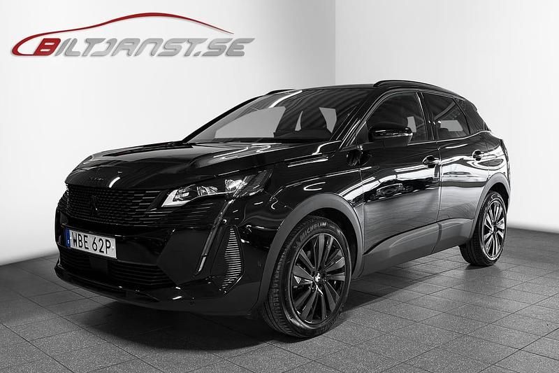 Svart Begagnad 2024 Peugeot 3008 GT SUV | 279 900 kr (Marknadspris) - Bild 1/4