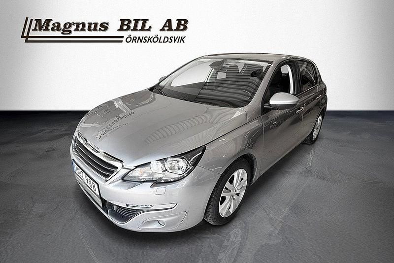 Grå Begagnad 2015 Peugeot 308 Active Halvkombi | 99 900 kr (Marknadspris) - Bild 1/3