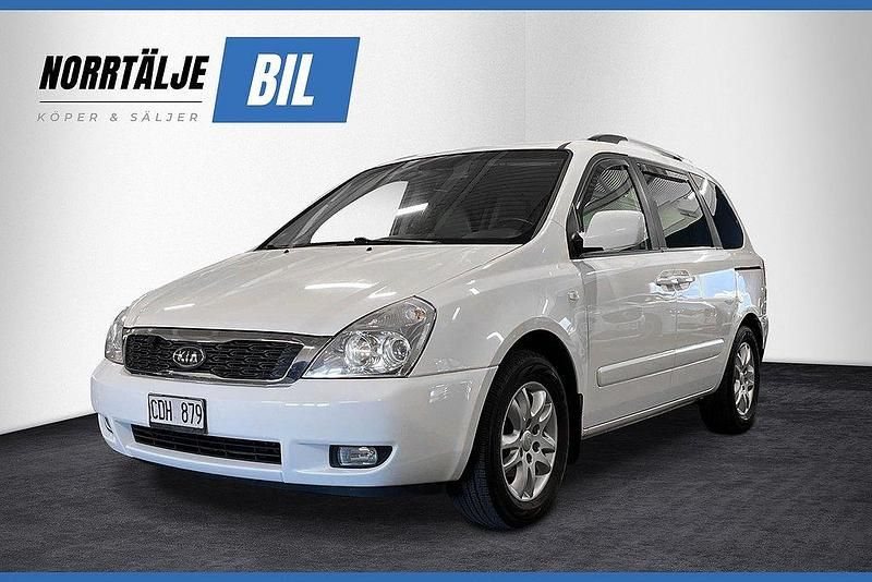 Vit Begagnad 2009 Kia Carnival Minibuss | 59 900 kr - Bild 1/3