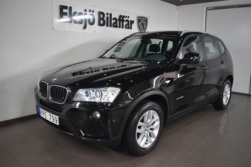 Svart Begagnad 2013 BMW X3 SUV | 129 500 kr (Marknadspris) - Bild 1/4
