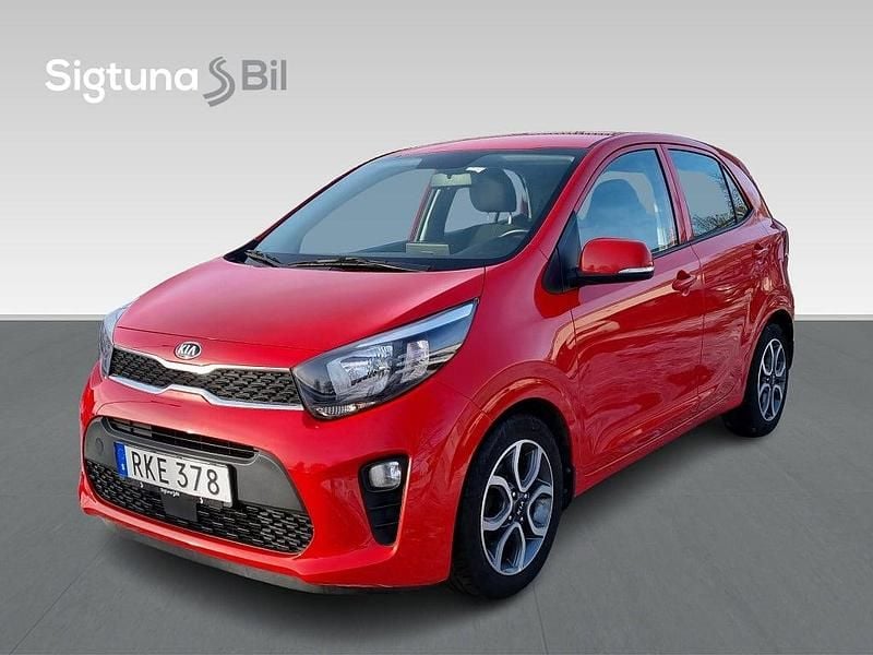 Begagnad Kia Picanto 84 HK (61 kW) 2018 Röd Halvkombi