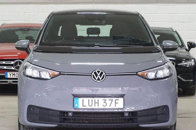 Begagnad VW ID.3 Pro Performance 150 kW (204 HK) 2022 Grå Halvkombi