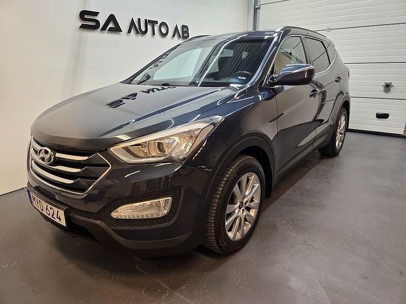 Ljusblå Begagnad 2013 Hyundai Santa Fe SUV | 129 900 kr (Marknadspris) - Bild 1/4