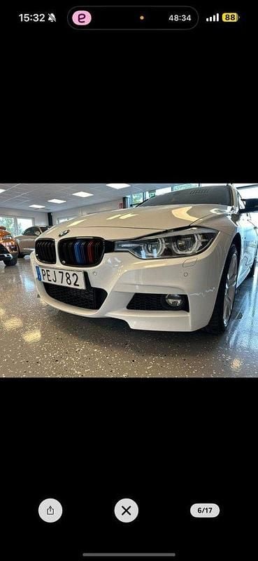 Vit Begagnad 2017 BMW 320 M Sport Kombi | 170 000 kr (Marknadspris) - Bild 1/4