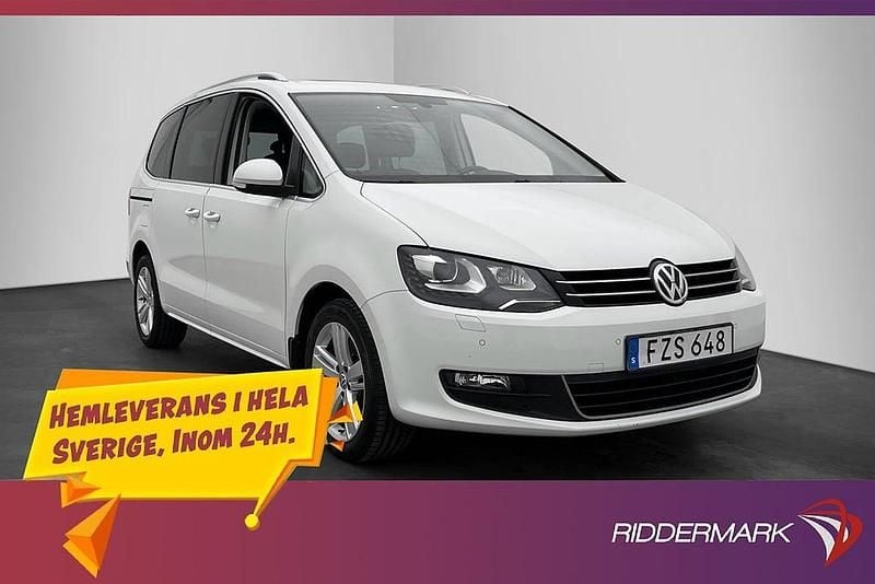 Vit Begagnad 2016 VW Sharan Minibuss | 229 900 kr (Marknadspris) - Bild 1/3