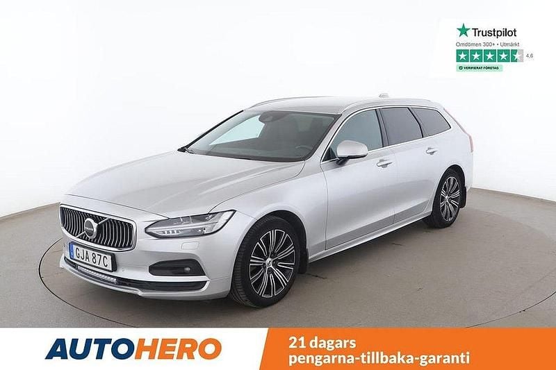 Silver Begagnad 2021 Volvo V90 Momentum Kombi | 255 000 kr (Bra pris) - Bild 1/4