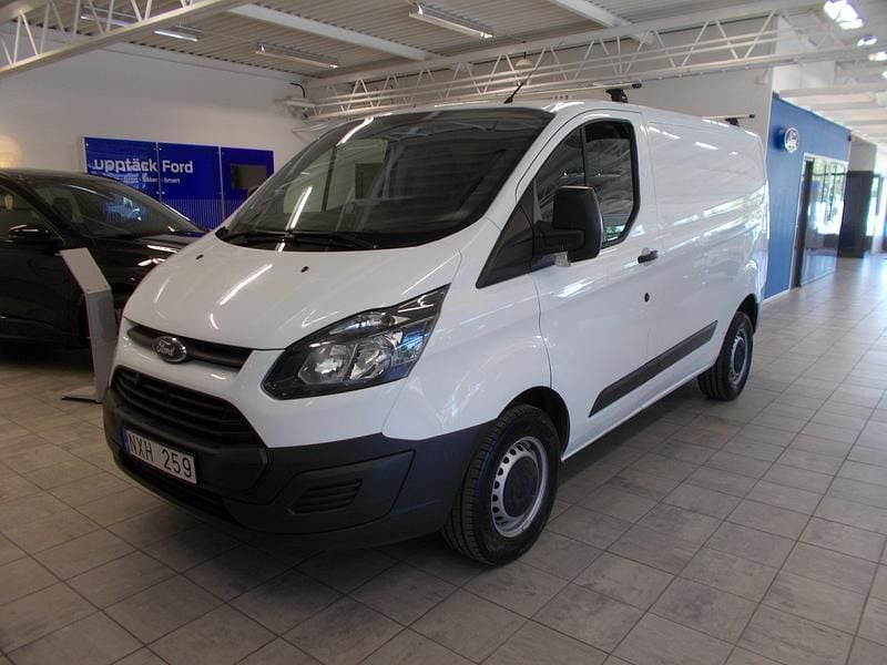 Vit Begagnad 2014 Ford Transit Custom Pickup | 144 400 kr - Bild 1/4