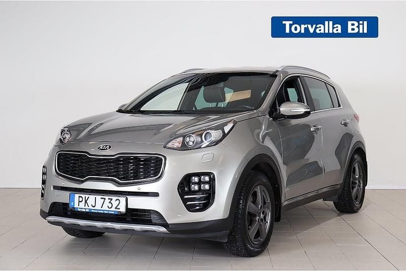 Grå Begagnad 2017 Kia Sportage GT-Line SUV | 179 900 kr (Superpris) - Bild 1/4