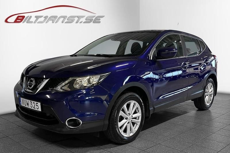 Blå Begagnad 2015 Nissan Qashqai SUV | 134 900 kr (Marknadspris) - Bild 1/4