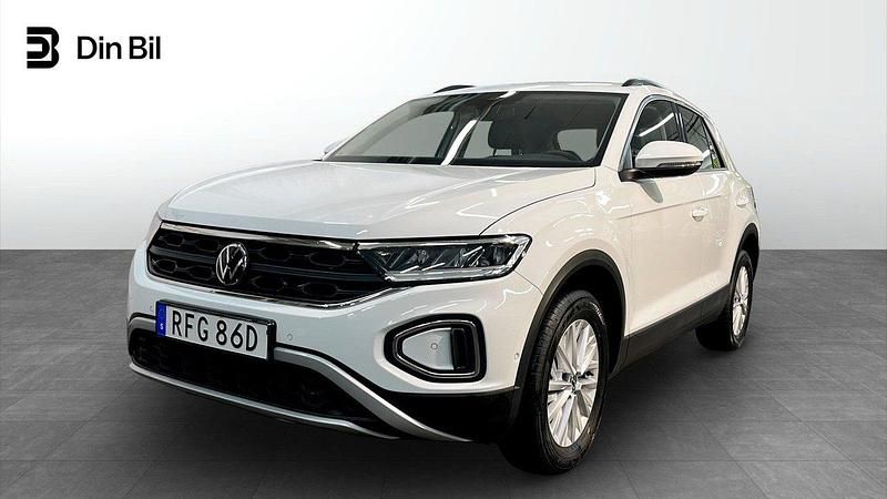 Vit Begagnad 2022 VW T-Roc SUV | 219 900 kr (Marknadspris) - Bild 1/4