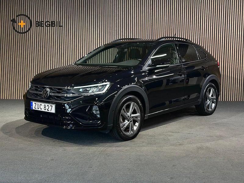 Svart Begagnad 2021 VW Taigo R-line SUV | 219 500 kr (Marknadspris) - Bild 1/4