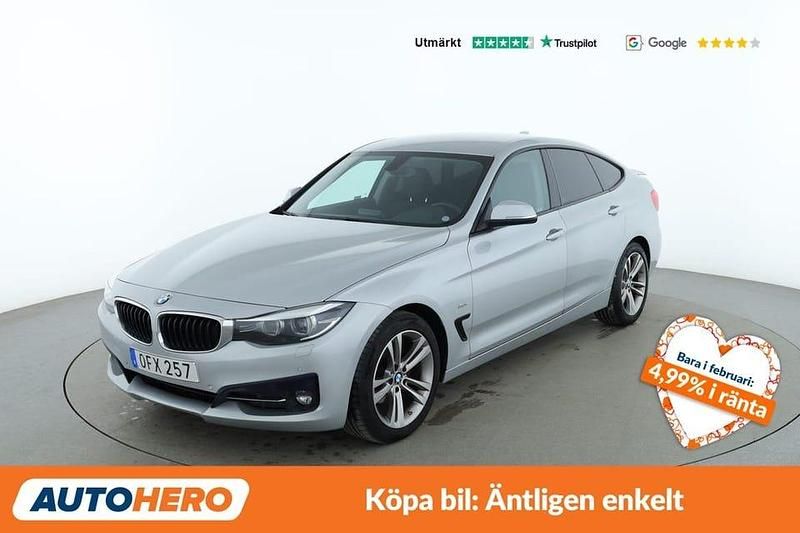 Begagnad BMW 318 Gran Turismo Sport Line 151 HK (111 kW) 2016 Silver Halvkombi