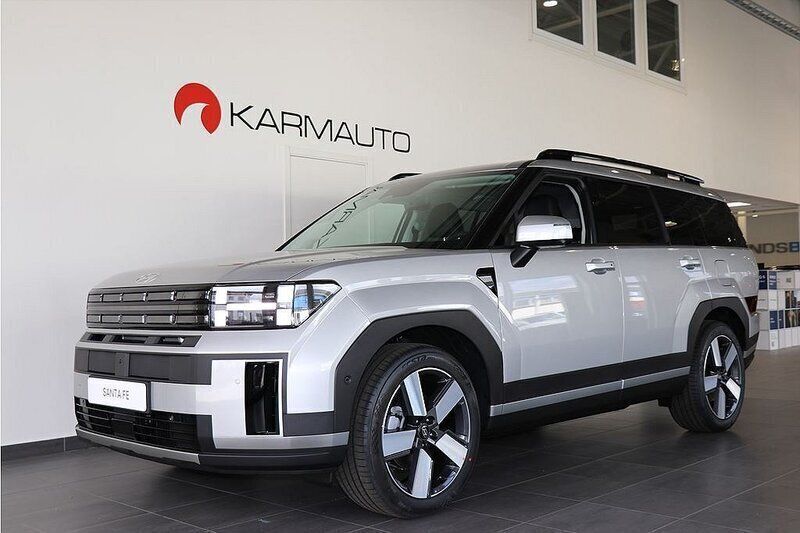 Grå Ny 2025 Hyundai Santa Fe Advanced SUV | 689 900 kr (Marknadspris) - Bild 1/4