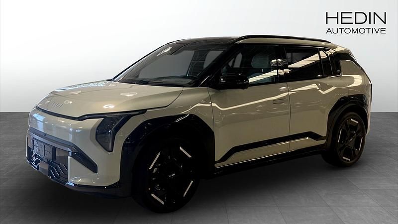 Grön (green) Ny 2025 Kia EV3 GT-Line SUV | 539 900 kr (Marknadspris) - Bild 1/4