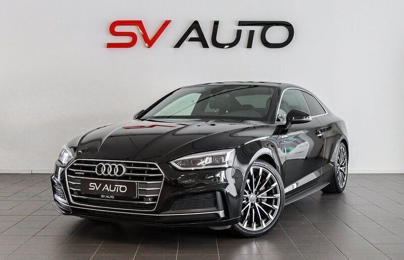 Svart Begagnad 2016 Audi A5 S-Line Sportkupé | 249 900 kr (Marknadspris) - Bild 1/4